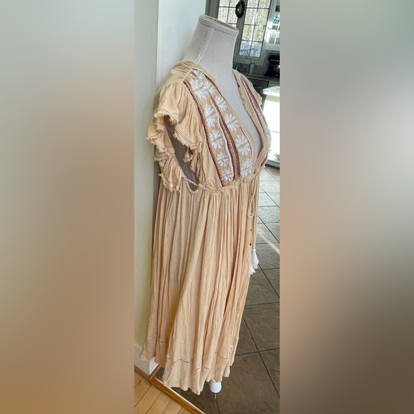Free People Will Wait for You Bali Midi Dress- XS - Picture 9 of 13